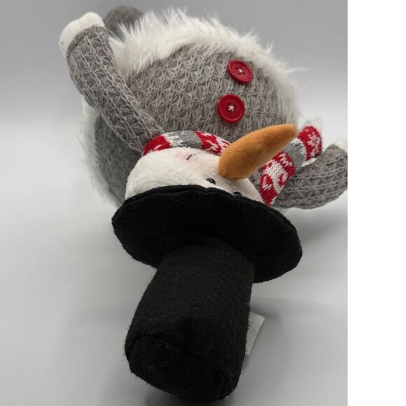 burton + BURTON Snowman Bobble Body Long Leg Rare 17" Spring Standing - Picture 12 of 16